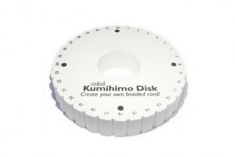Disc Kumihimo, rotund, 10x2 cm