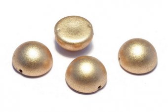 Dome, 12x7 mm, Aztec Gold - 01710