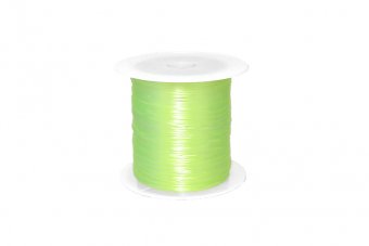 Guta elastica, 0.8 mm, verde fosforescent