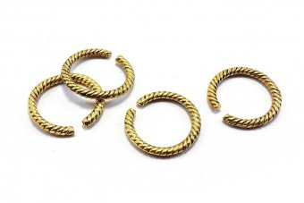 Link metalic, auriu antichizat, 13 mm