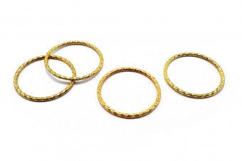 Link metalic, auriu antichizat, 32 mm
