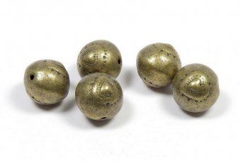 Margele din metal, bronz, 10 mm