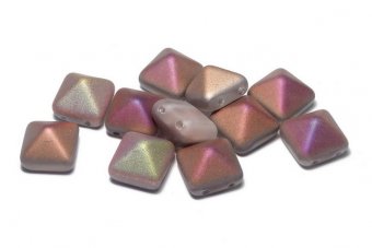 Pyramid, 12x12 mm, Crystal Sliperit Matted - 00030-29570 