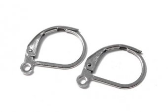 Tortite cercei din inox, 15x10 mm