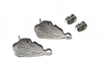 Tortite cercei din otel inoxidabil, 18.5x9 mm