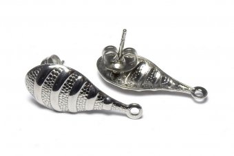 Tortite cercei din otel inoxidabil, 21x9 mm