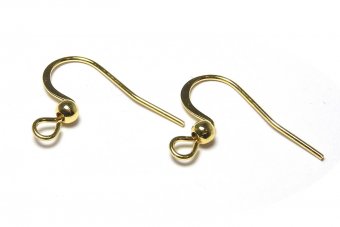 Tortite cercei din otel inoxidabil, aurii, 18.5x17 mm