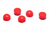 Cabochon, 2 siruri, 6 mm, Opaque Red - 93180  