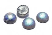Dome, 12x7 mm, Crystal Etched Graphite Rainbow - 00030-98587 
