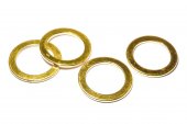 Link metalic, auriu antichizat, 28 mm