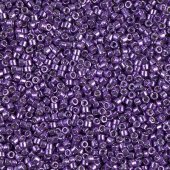 Margele Delica, 11/0, Galvanized Dark Lilac - 0430