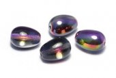 Margele din sticla, lacrima, 11x8 mm, Crystal Magic Purple - 00030-95500  