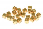 Margele Miyuki Square 3 mm Galvanized Gold-1052