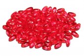 Margele Rizo, 2.5x6 mm, Red - 90090  