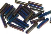Margele TOHO, Bugle, 9 mm, Metallic Rainbow Iris