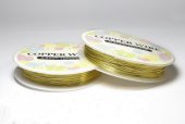 Sarma din cupru, 0.6 mm, (23 Gauge), aurie