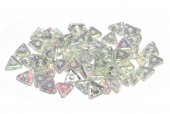 Tri-bead, 4 mm, Crystal Green Rainbow - 00030-98539 
