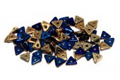 Tri-bead, 4 mm, Jet California Blue - 23980-98548 