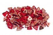 Tri-bead, 4 mm, Red Capri Gold - 90090-27101 