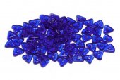 Tri-bead, 4 mm, Sapphire - 30070