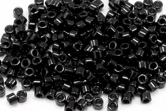 Margele Delica, 11/0, Black-0010