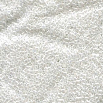 Margele Delica, 11/0, White Pearl - 0201