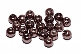 Perle din sticla, 4 mm, purpurii