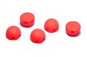 Cabochon, 2 siruri, 6 mm, Opaque Red Matted - 93180-84110 