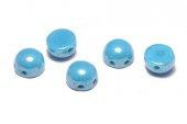 Cabochon, 2 siruri, 6 mm, Turquoise Shimmer - 63020-14400   