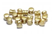 Diabolo Beads, 4x6 mm, Alabaster Pastel Lime - 02010-25021 