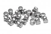 Diabolo Beads, 4x6 mm, Alabaster Pastel Lt.Grey - 02010-25028 