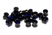 Diabolo Beads, 4x6 mm, Jet Azuro - 23980-22201 