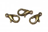 Inchizatoare lobster, metalica, 12x7 mm, bronz