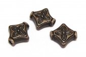 Margele din acril, antic style, 10x10 mm