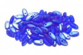 Margele Rizo, 2.5x6 mm, Sapphire AB Matted - 30070-28771