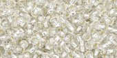 Margele TOHO, 11/0, Silver-Lined Crystal-10 grame