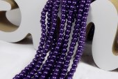 Perle din sticla, 4 mm, mov