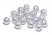 Perle din sticla, 6 mm, lavanda