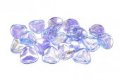 Petale din sticla, 14x13 mm, Light Sapphire AB - 30010-28701 