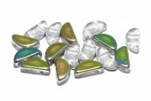 Semi Circle Beads, 5x10 mm, Crystal Vitrail - 00030-28101 