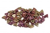 Tri-bead, 4 mm, Jet California Pink - 23980-98544