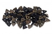Tri-bead, 4 mm, Jet Valentinite - 23980-22601 